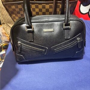 Gucci Small Black Leather Handbag